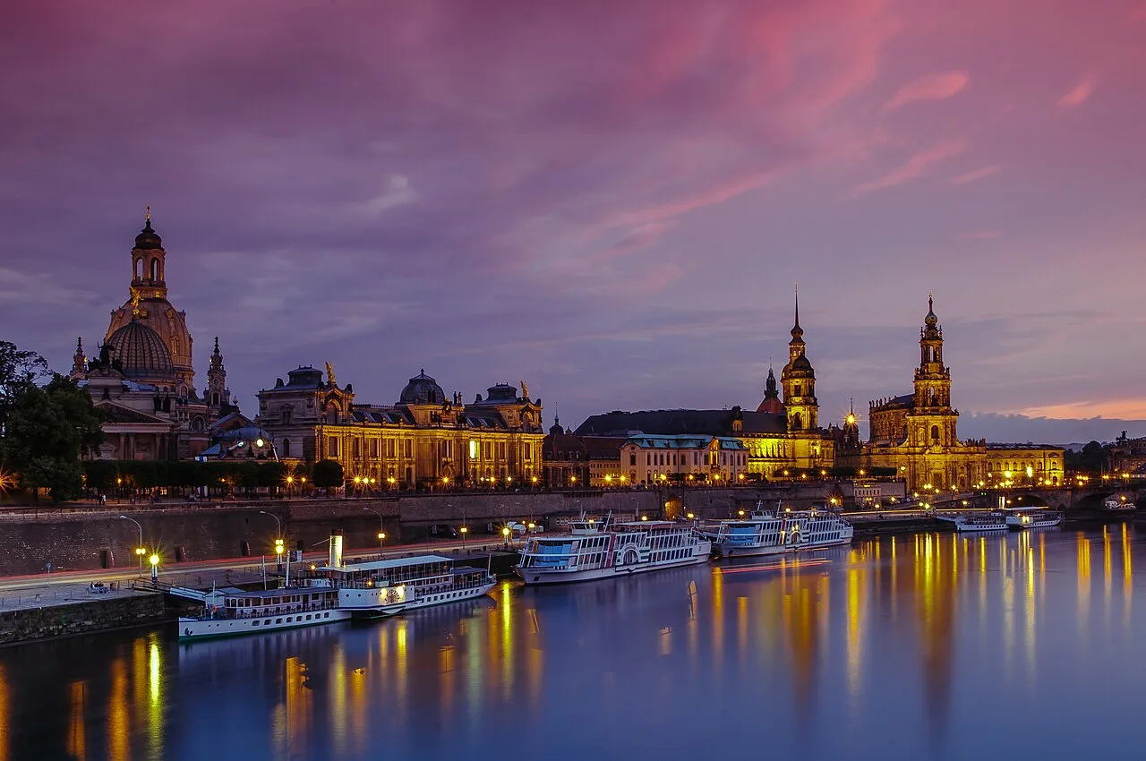 Dresden city view