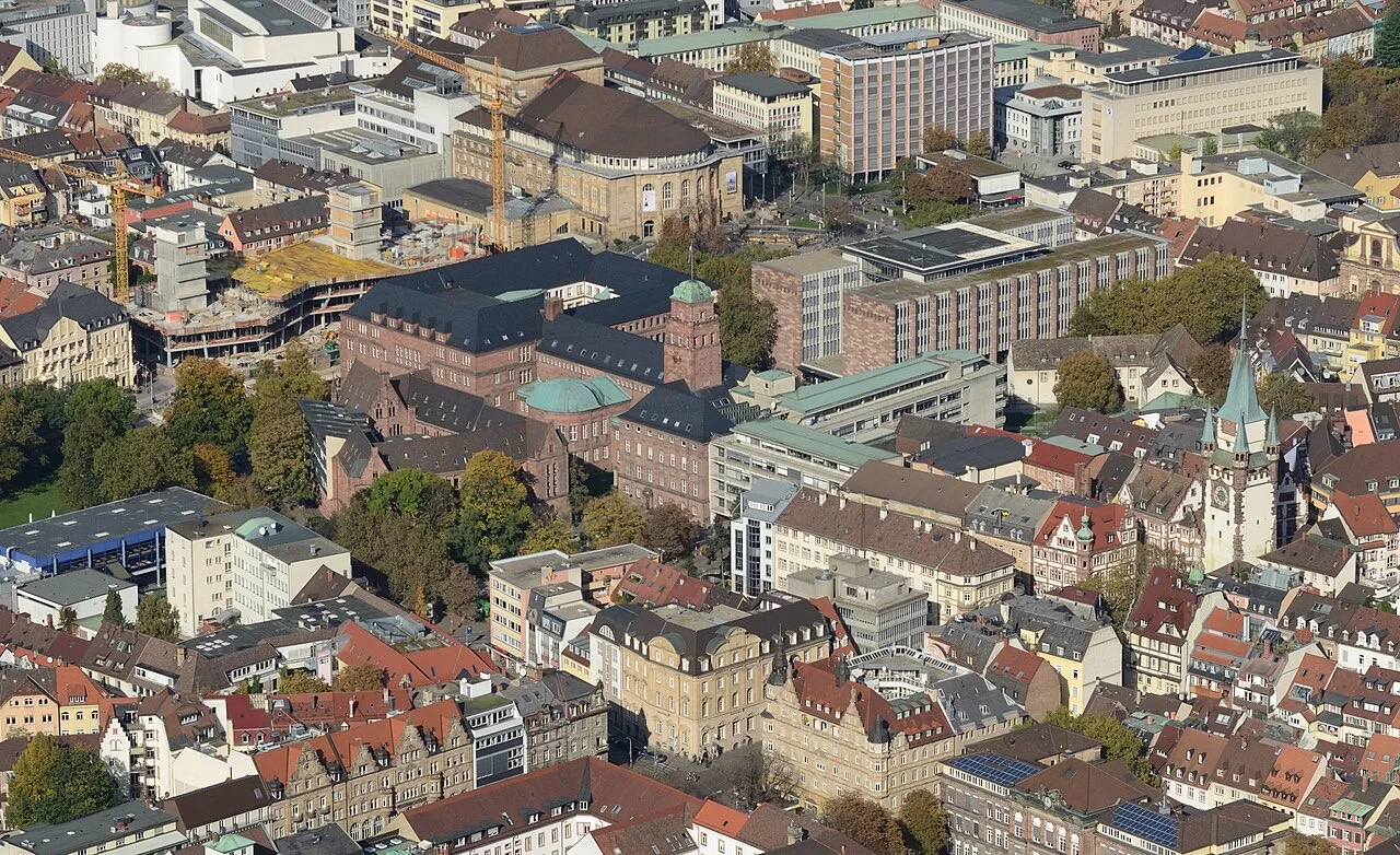 Freiburg city view