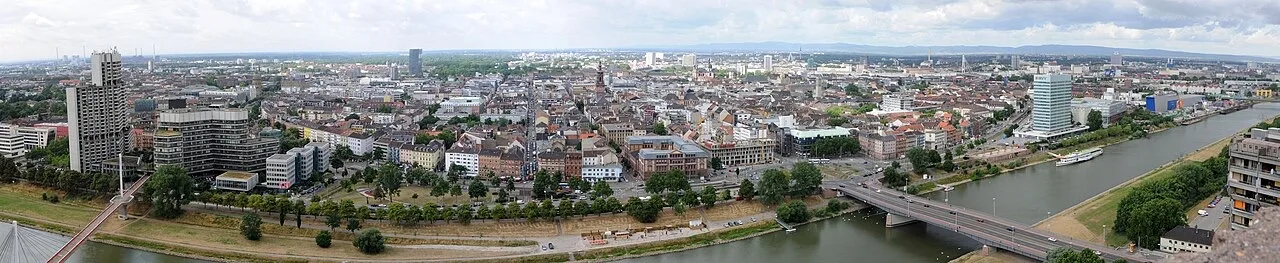 Mannheim city view